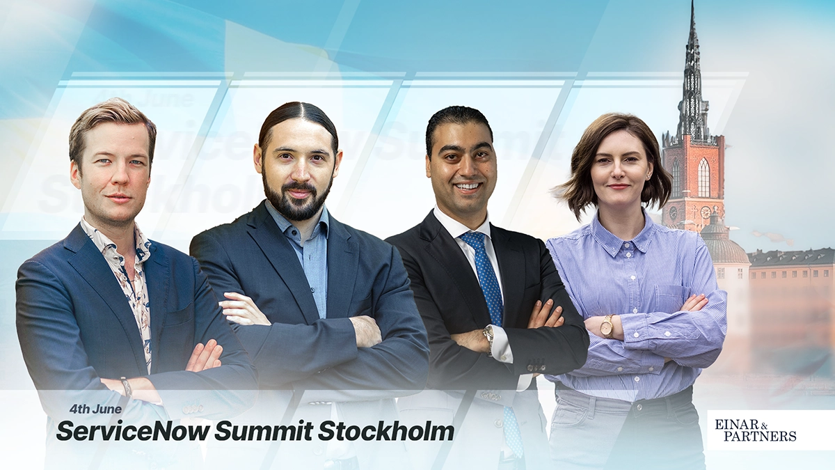 ServiceNow Summit Stockholm Einar Partners image
